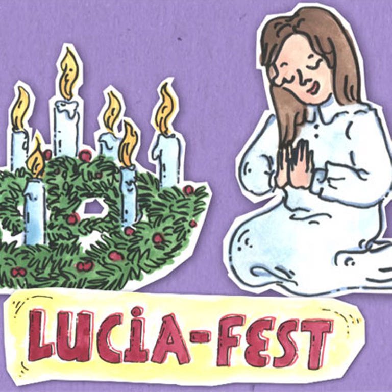 Die Schweden feiern das Luciafest