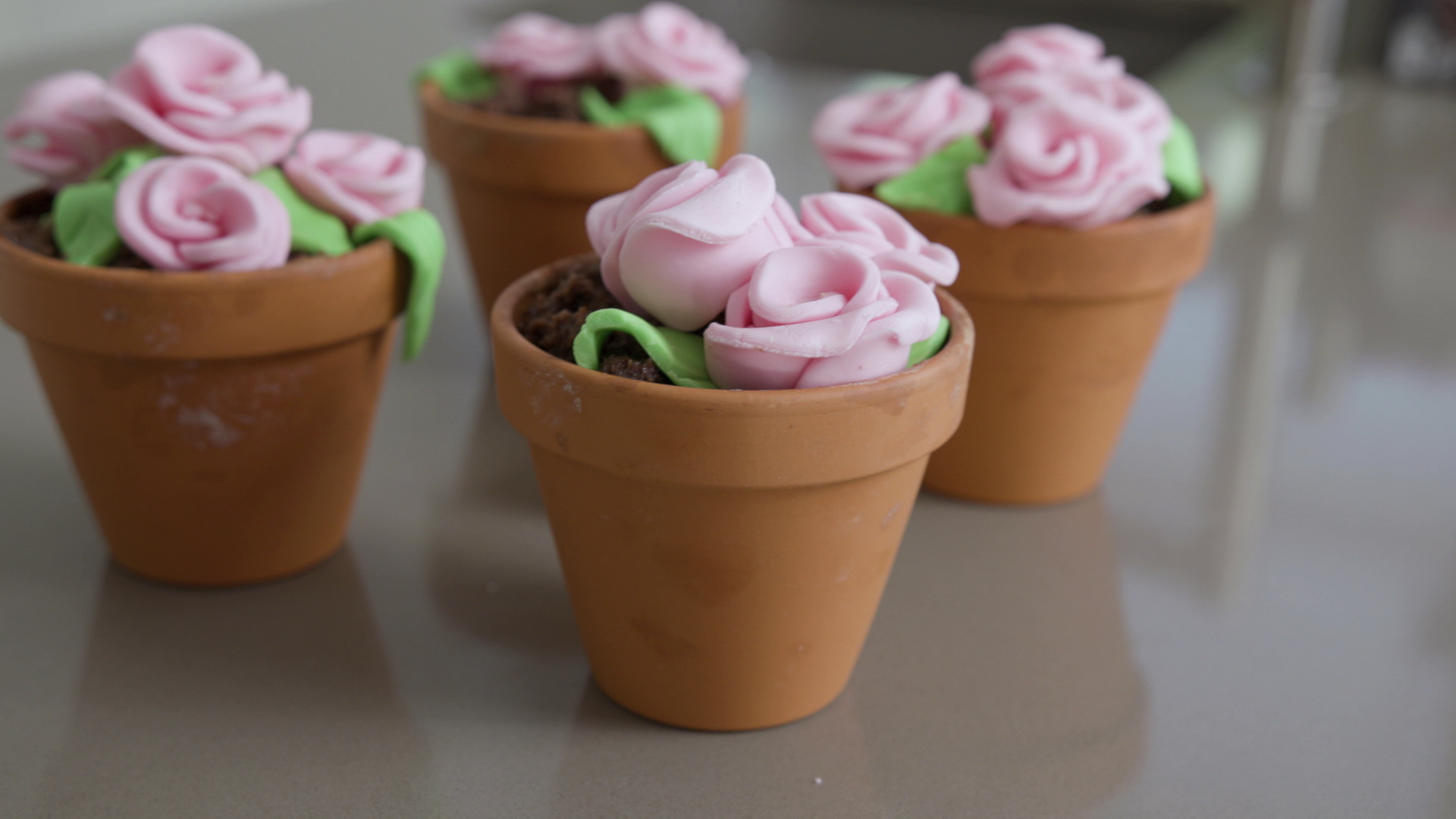 Blumentop-Muffins