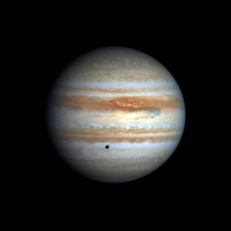 Satellitenaufnahme des Planeten Jupiter