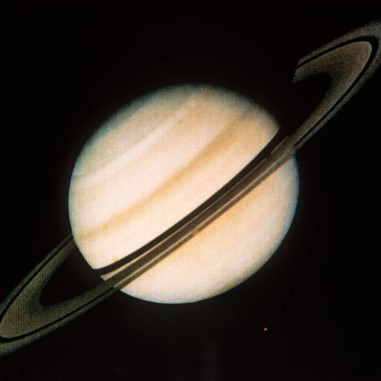 Satellitenaufnahme des Planeten Saturn