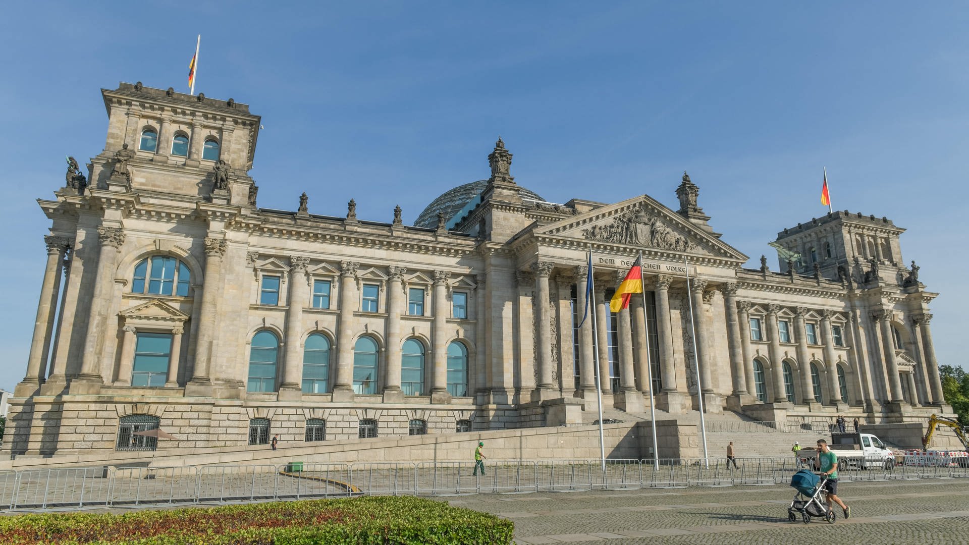 Reichstag, Tiergarten, Mitte, Berlin, Deutschland