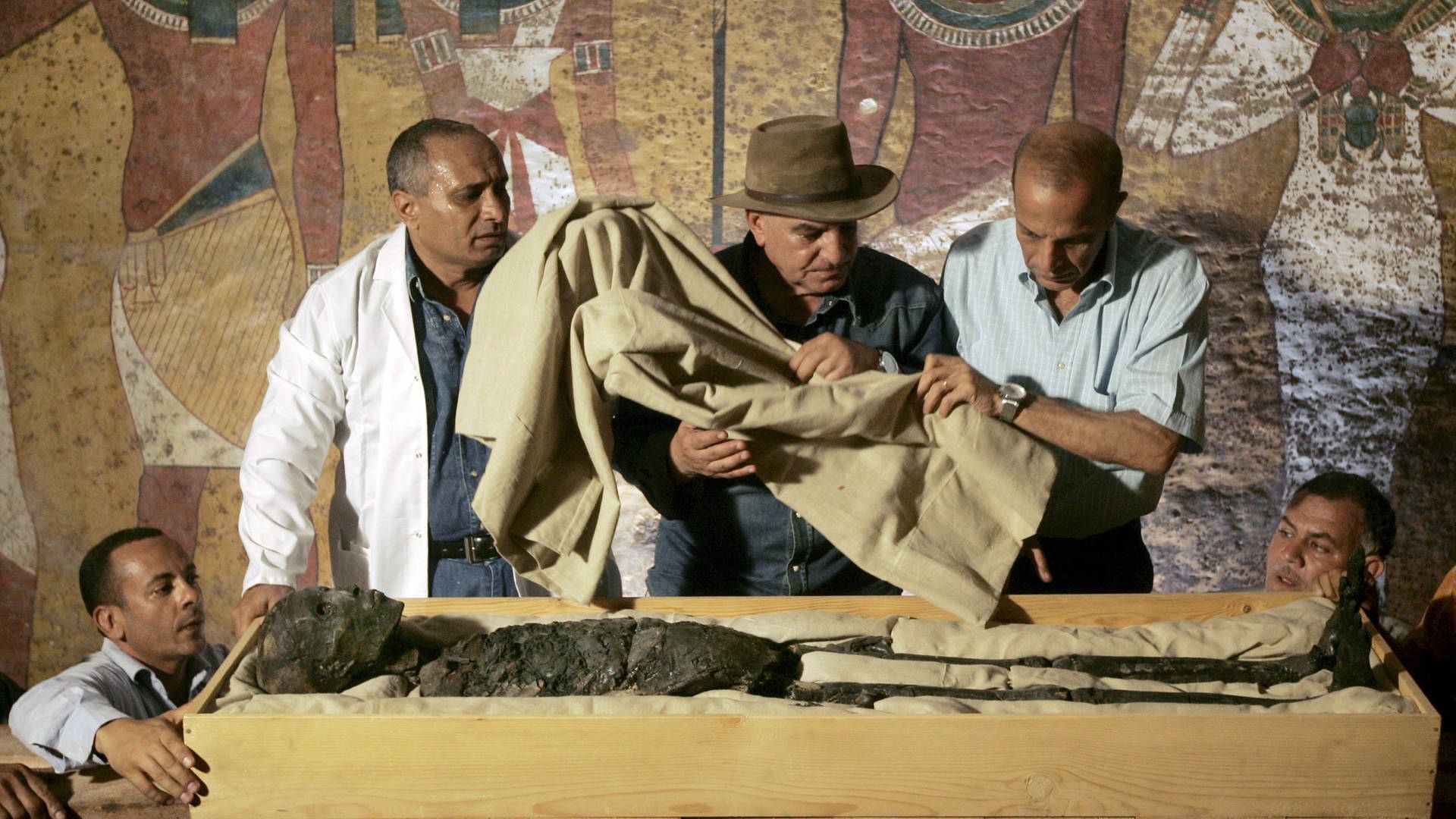 Mumie des Pharao Tutanchamun