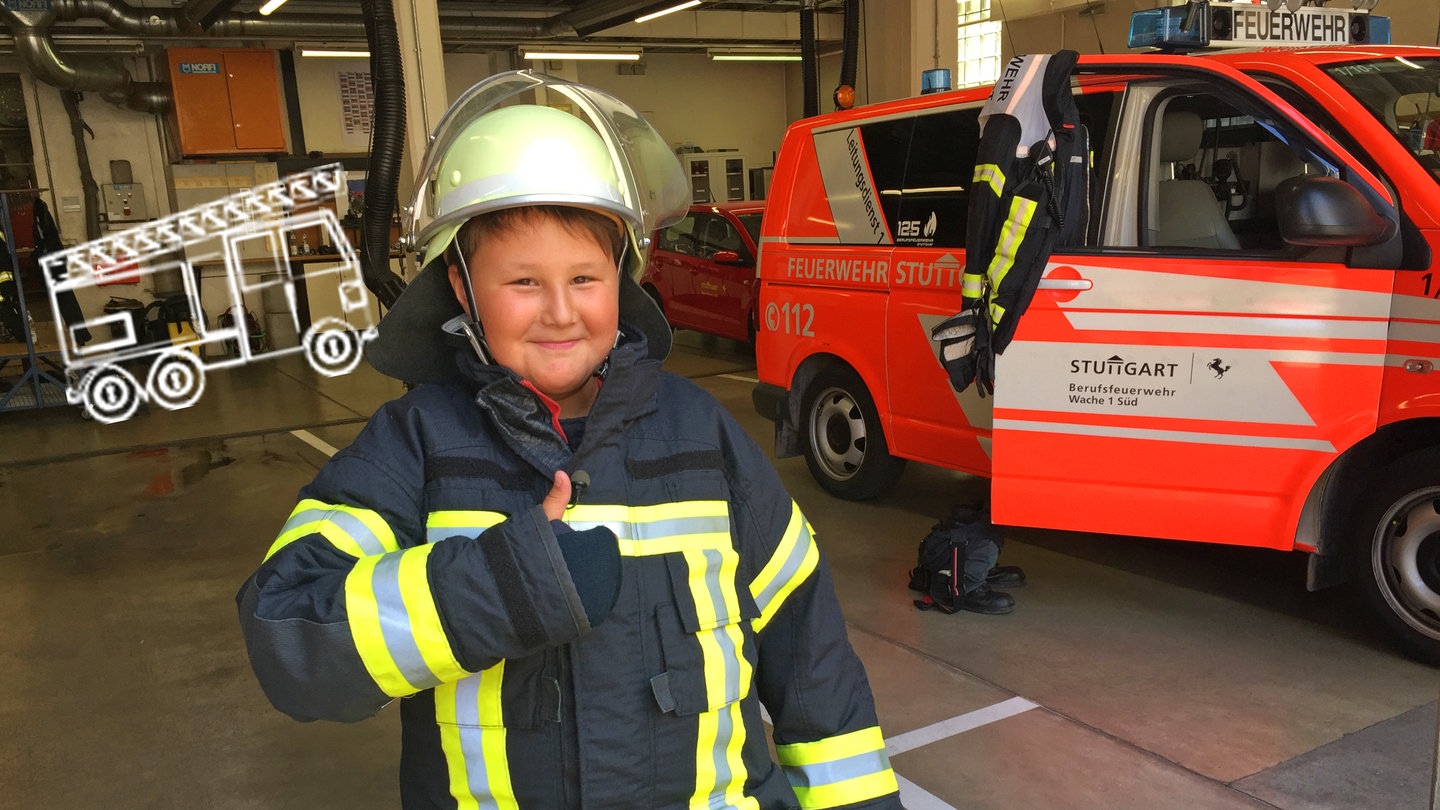 Florian bei der Feuerwehr