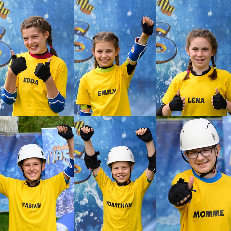 Alle Kandidatinnen und Kandidaten von "krass nass!" 2021 (Foto: SWR, Patricia Neligan)