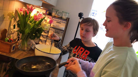 Es gibt Pancakes nach original amerikanischem Rezept (Foto: SWR, SWR)
