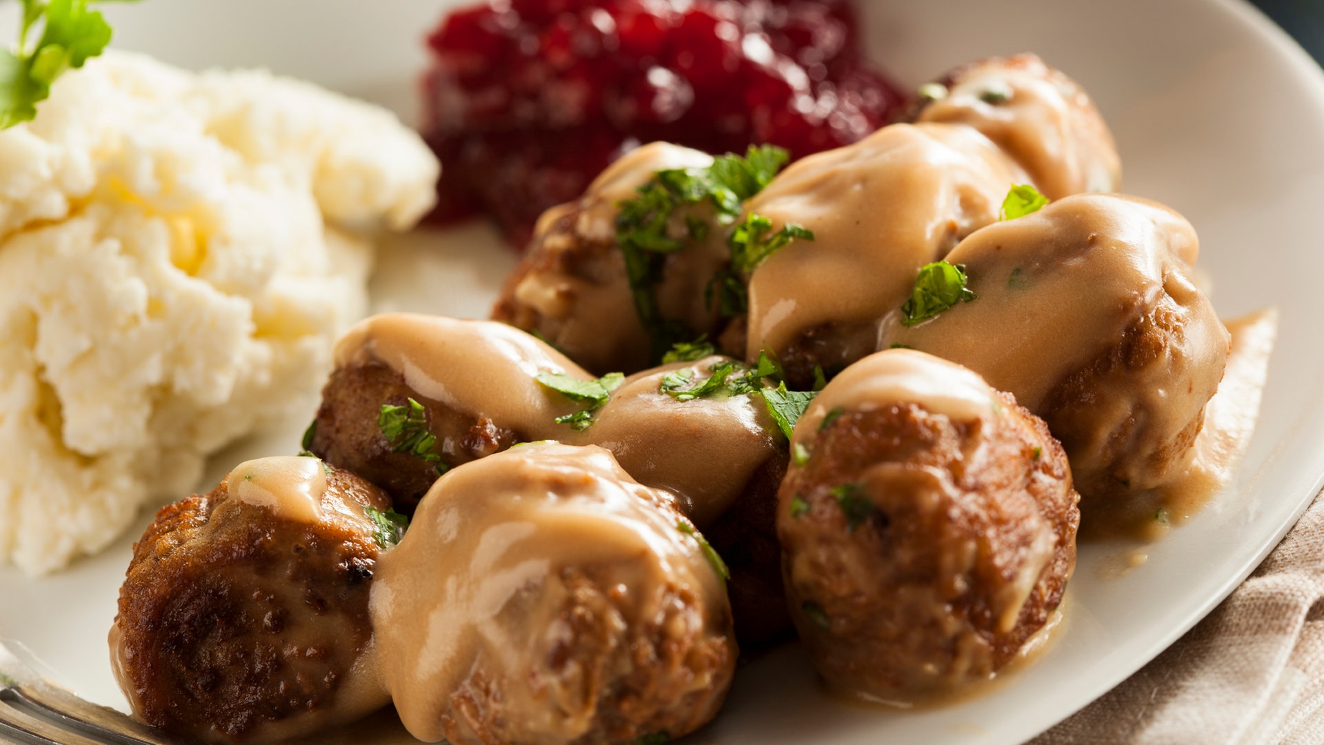 Rezept für Köttbullar — schwedische Hackfleischbällchen