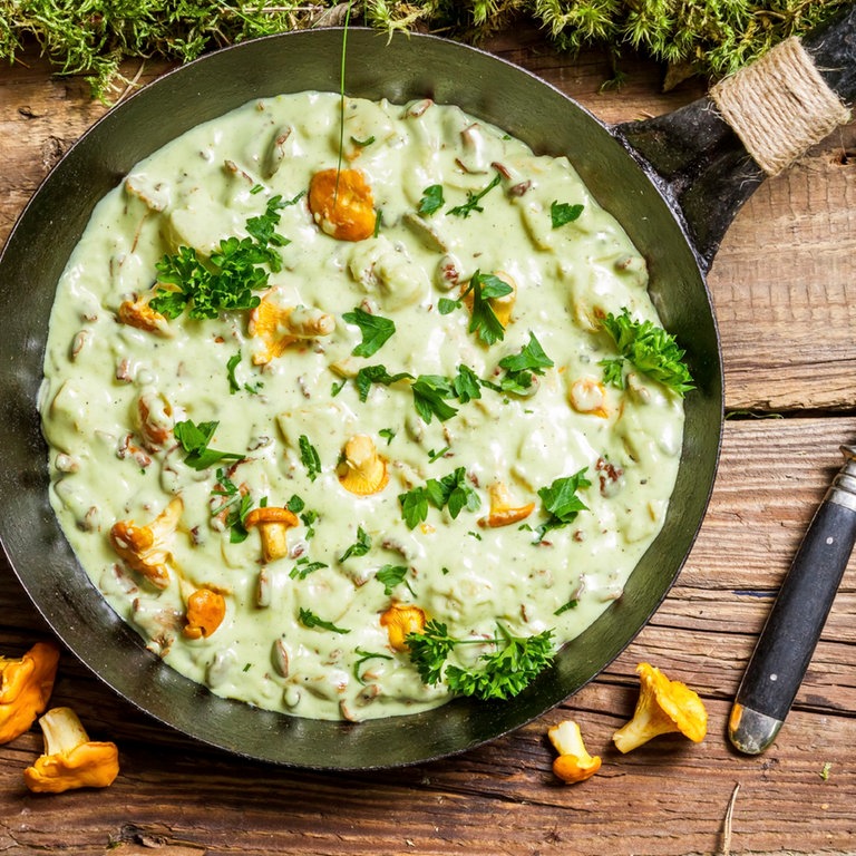 Pfifferlinge in Sahnesoße (Foto: iStock)