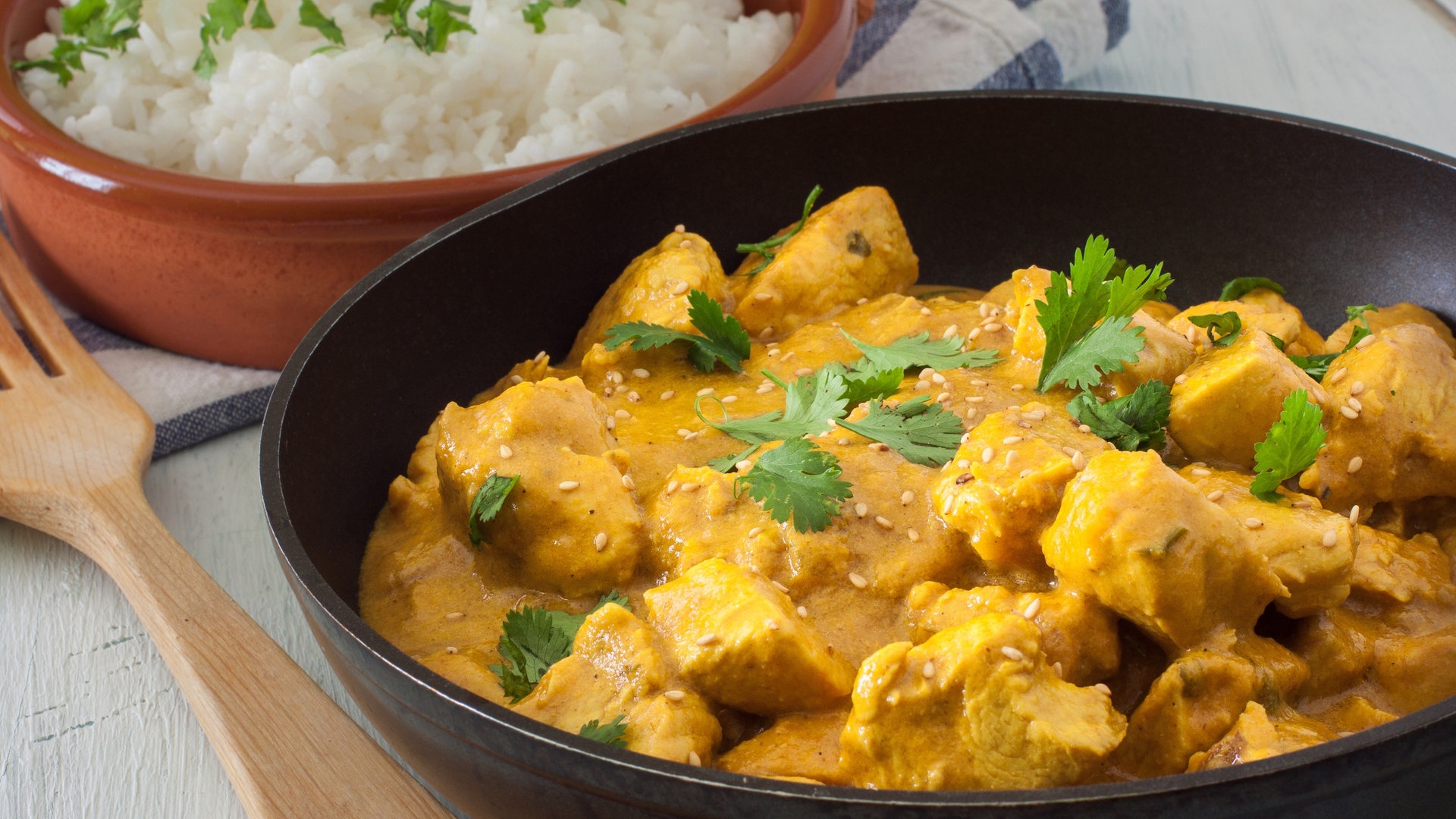 Foto: Fotolia Chicken Tikka Masala (Indisches Hühnchen-Curry) (Foto: Fotolia)