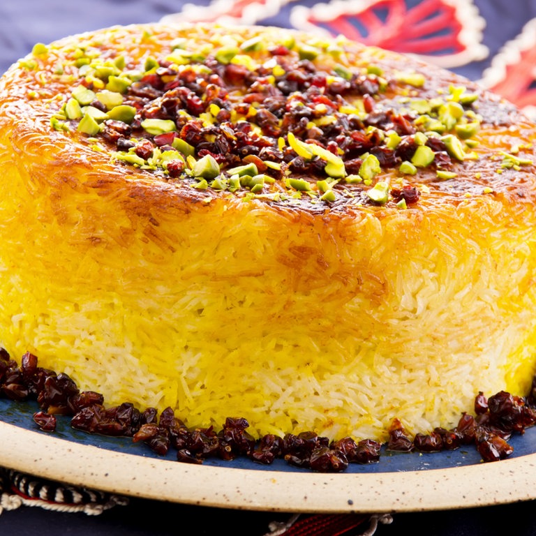 Tahchin Morgh (Persischer Reiskuchen) (Foto: Fotolia)