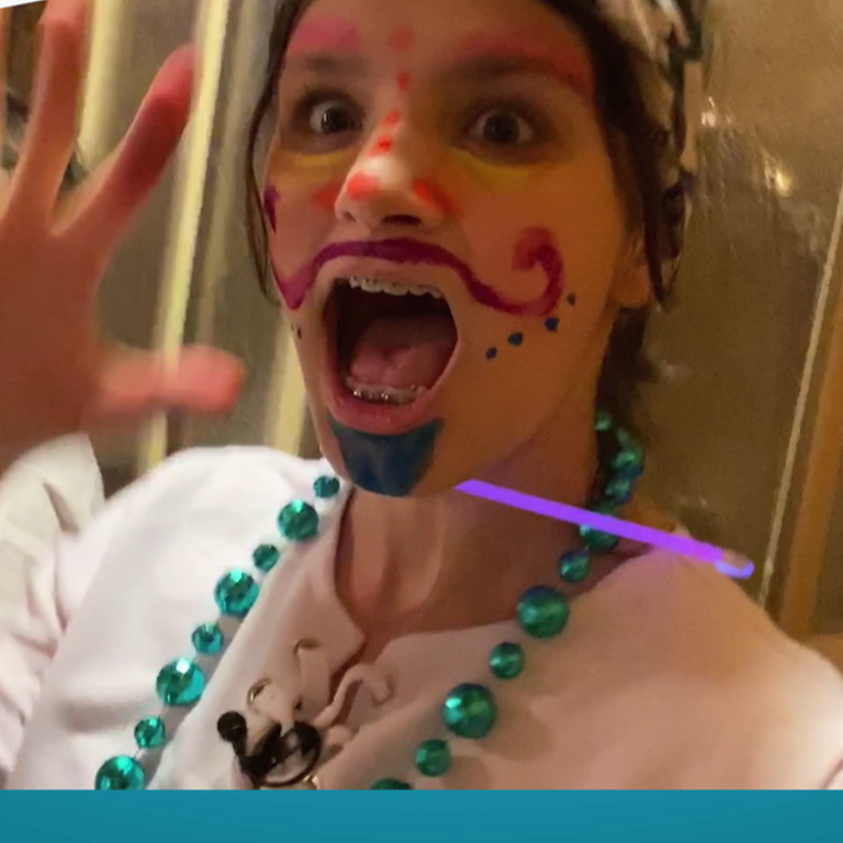 Glow in the Dark Make up (Foto: SWR)