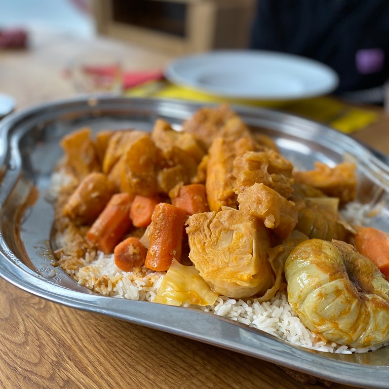 Vegetarischer Eintopf aus dem Senegal: Mafe (Foto: SWR)