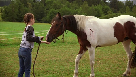 Leo mit Pferd Mozart (Foto: SWR)