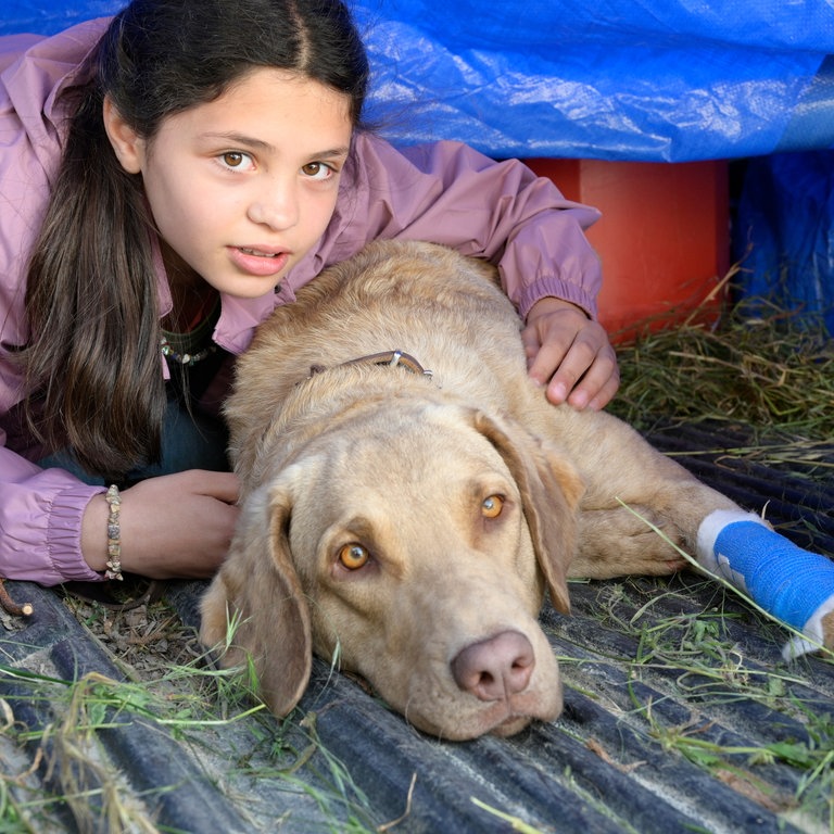 Tiere bis unters Dach: Ronja und Pari verstecken sich vor dem Wilderer (Foto: SWR, Maria Wiesler)