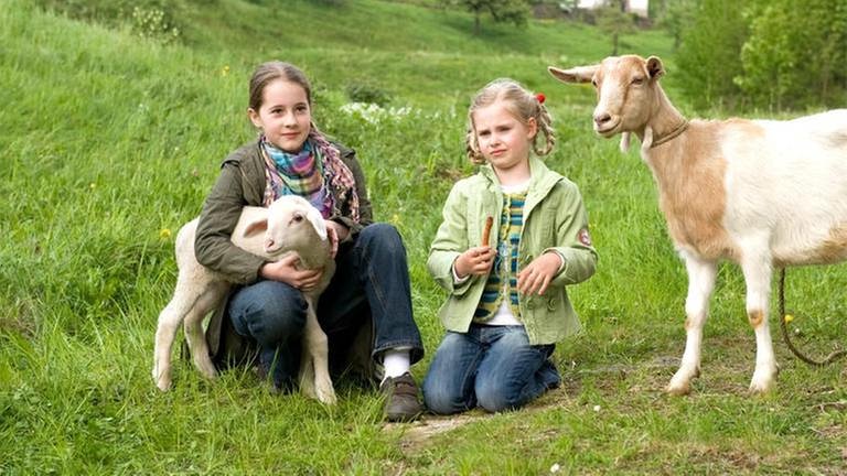Kinder mit Ziegen (Foto: SWR, SWR -)