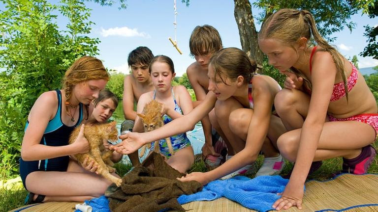 Kinder mit Katzen (Foto: SWR, SWR - SWR)