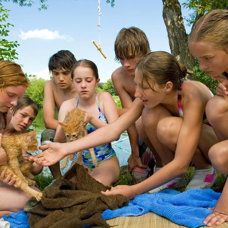 Kinder mit Katzen (Foto: SWR, SWR - SWR)