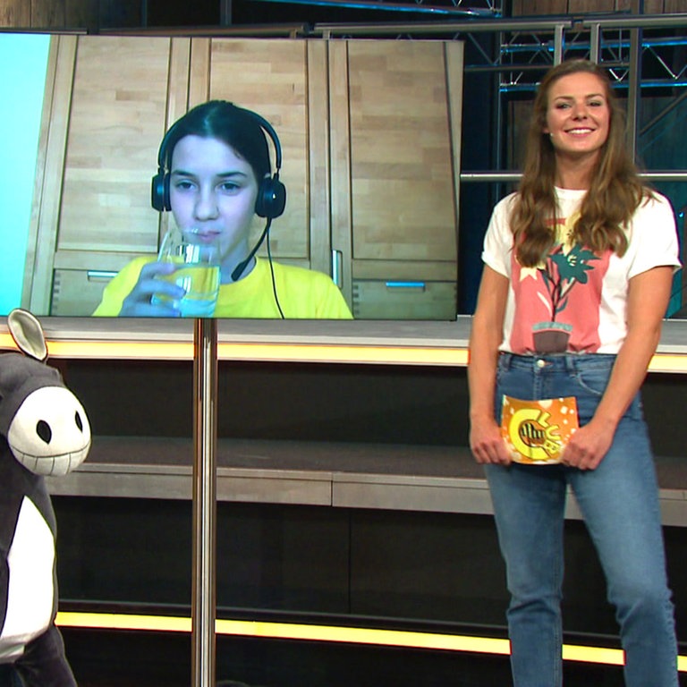 Amelie mit Checker Tobi (Foto: SWR)