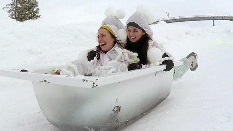 Rennen in der Badewanne (Foto: SWR)