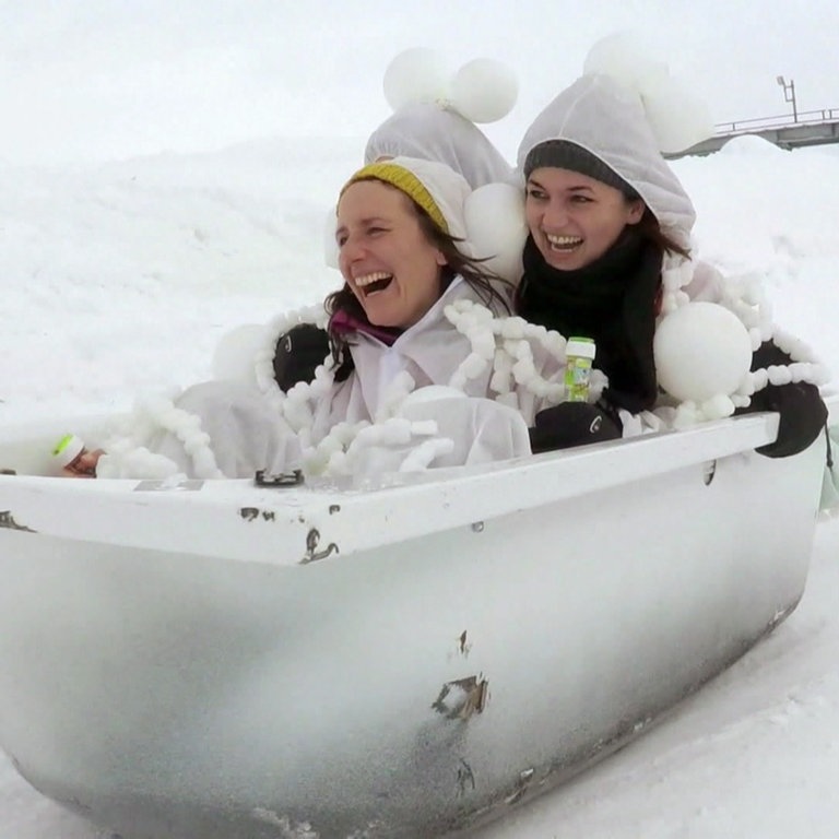 Rennen in der Badewanne (Foto: SWR)