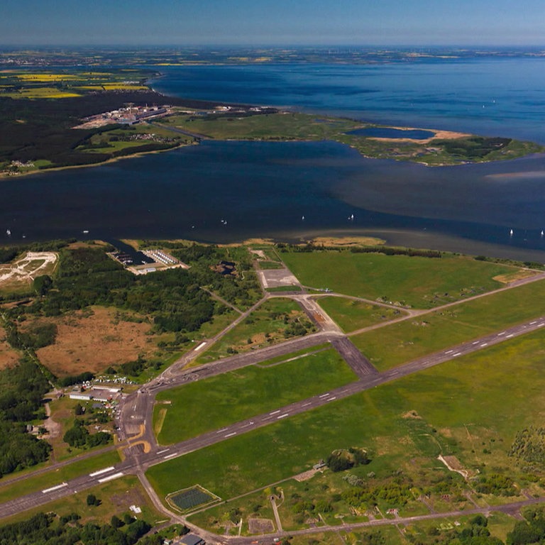 Die Insel Usedom von oben (Foto: SWR)