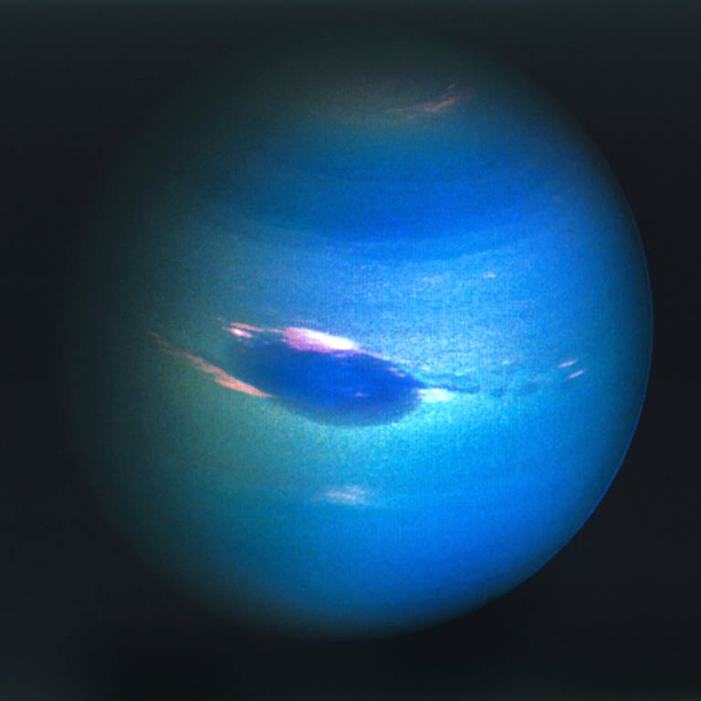 Satellitenaufnahme des Planeten Neptun (Foto: picture-alliance / Reportdienste, Picture Alliance)