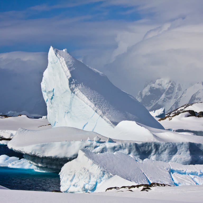 Große und kleine Eisberge (Foto: Colourbox)