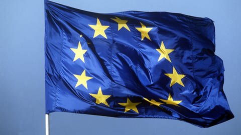 Eine Europaflagge flattert im Wind (Foto: picture-alliance / Reportdienste, picture alliance / dpa /Fotografen: Horst Ossinger)
