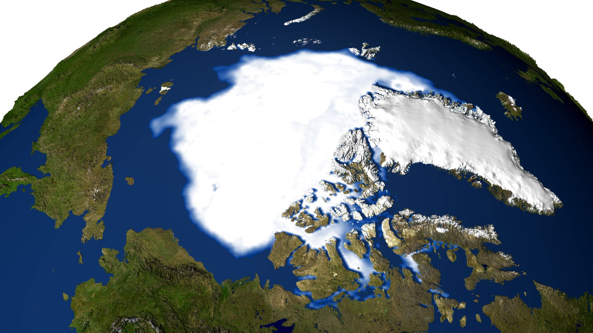 Klimawandel in der Arktis (Foto: dpa Bildfunk, NASA)