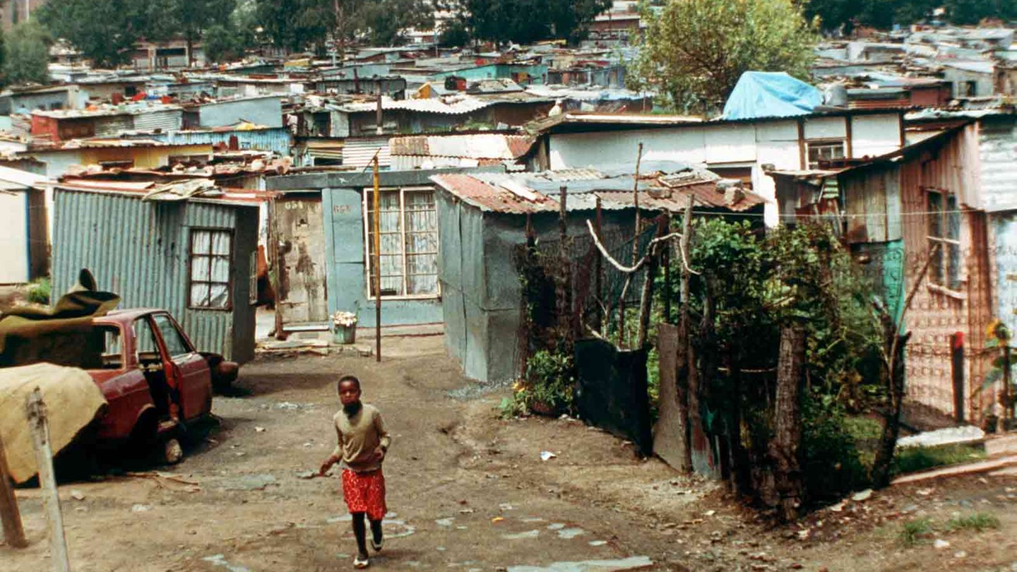 Foto: dpa Bildfunk, Picture Alliance Township bei Johannesburg, 1991 (Foto: dpa Bildfunk, Picture Alliance)