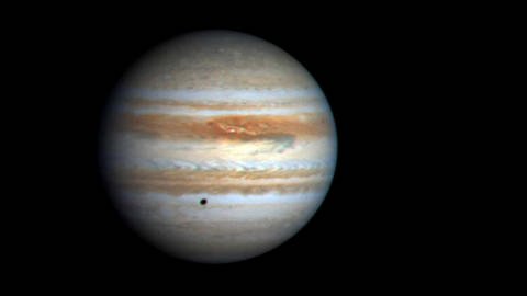 Satellitenaufnahme des Planeten Jupiter (Foto: dpa Bildfunk, Foto: A3077 epa afp NASA)