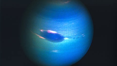 Satellitenaufnahme des Planeten Neptun (Foto: picture-alliance / Reportdienste, Picture Alliance)