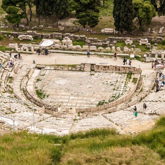 Antikes Theater in Griechenland (Foto: Colourbox)