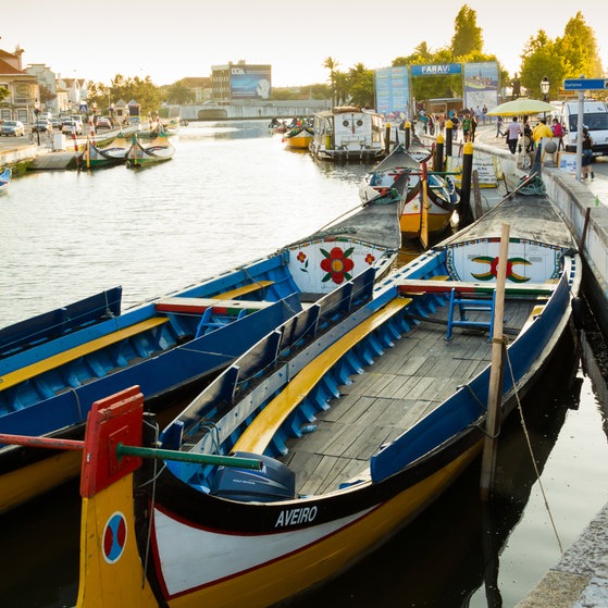  "Moliceiros - Bunt bemalten Fischer-Boote (Foto: Colourbox)