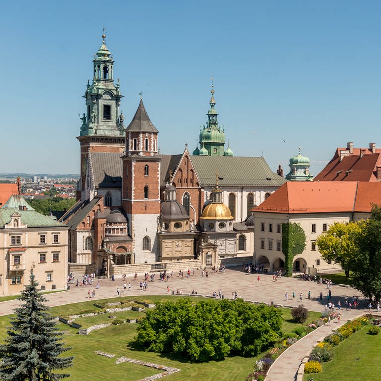 Das Wawel-Schloss in Krakau