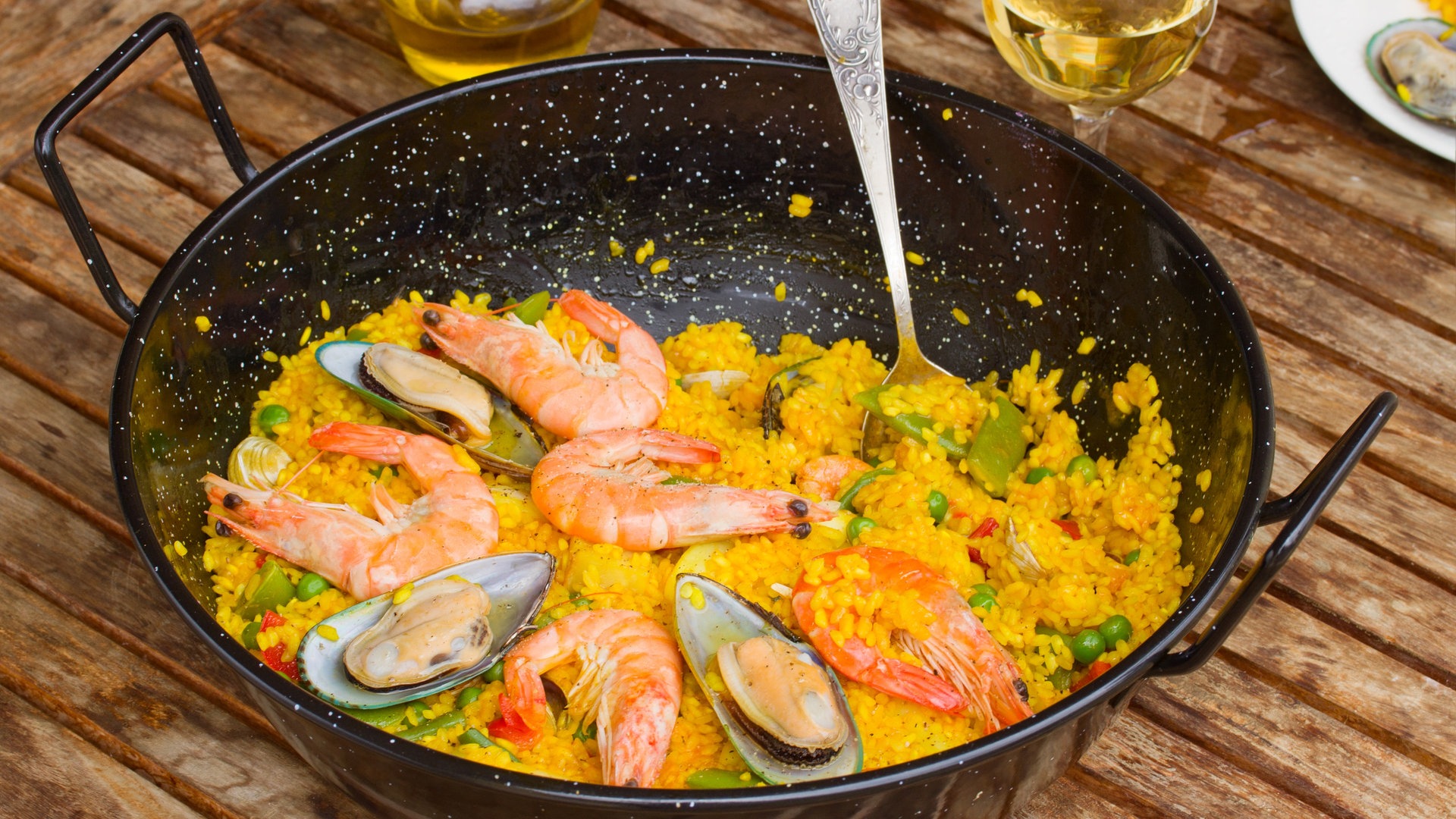 Das Nationalgerichts Spaniens Paella (Foto: Colourbox)