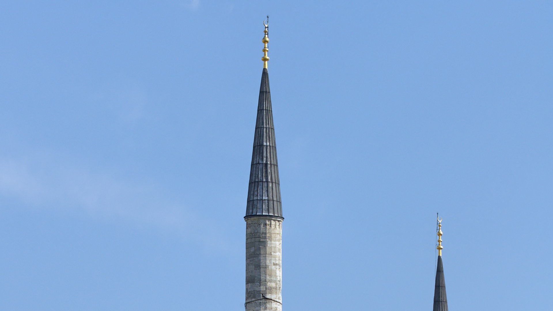 Foto: Colourbox Ein Minarett (Foto: Colourbox)