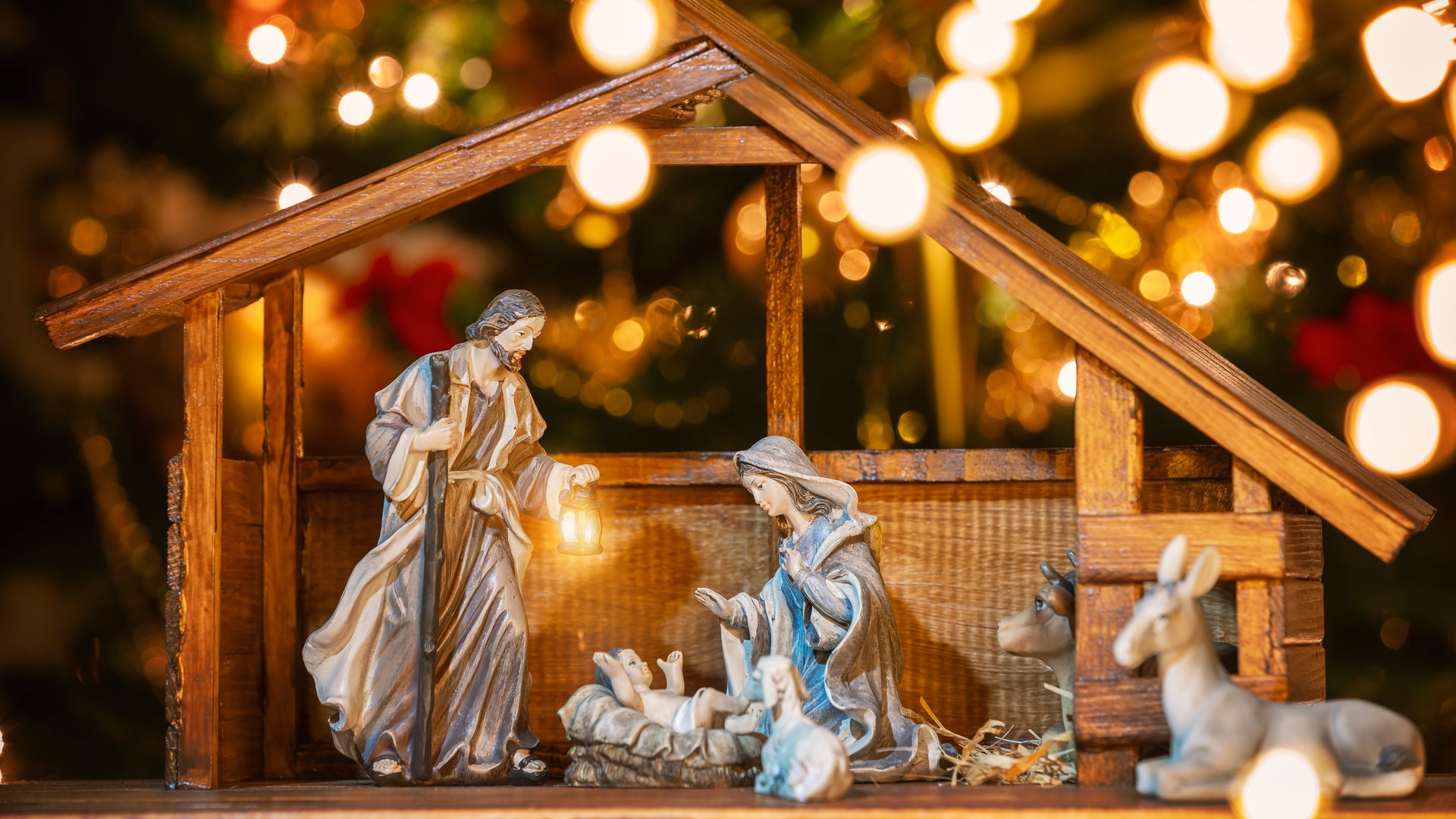 Foto: Colourbox Eine Weihnachtskrippe (Foto: Colourbox)