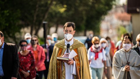 Katholische Prozession - Christi Himmelfahrt (Foto: picture-alliance / Reportdienste, Markus Brandhuber | Ostalb Network)