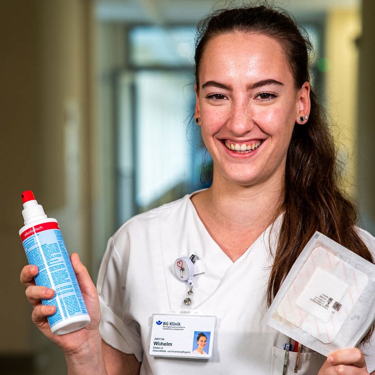 Krankenpflegerin Jamina Wilhelm (Foto: SWR, Lars Dahmen)