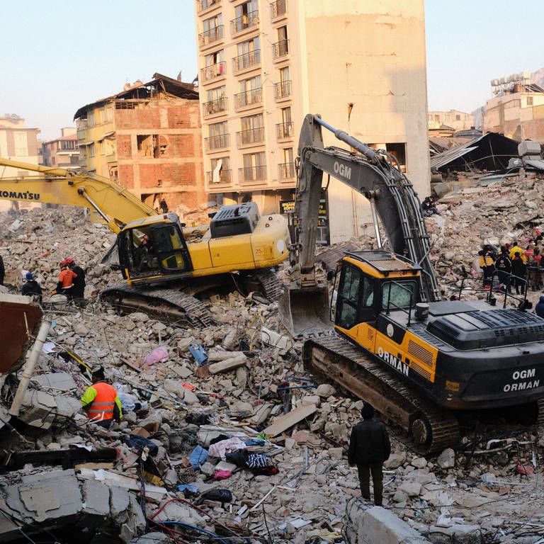 Hilfe nach dem schweren Erdbeben in Teilen der Türkei und Syrien (Foto: imago)
