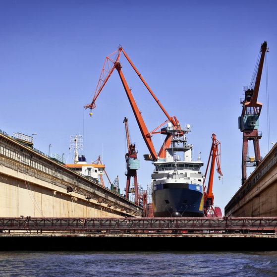 Der Hafen von Göteborg ist der wichtigste des Landes. Göteborg liegt an der Westküste (Foto: Colourbox)