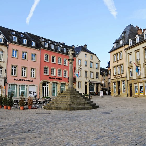 Marktplatz, Echternach, Luxemburg