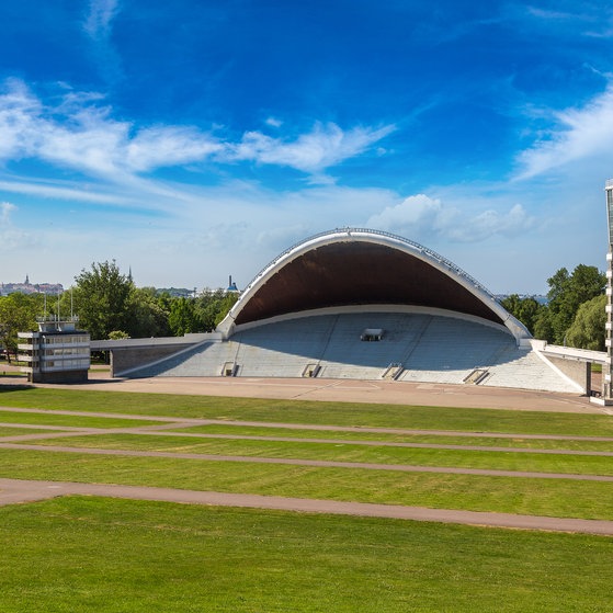 Bühne des Sängerfest in Tartu