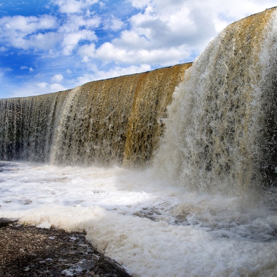 Der Wasserfall von Jägala (Foto: Colourbox) Der Wasserfall von Jägala