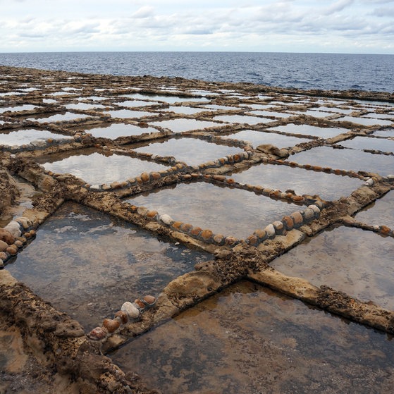 Salzpfannen von Xwejni Bay (Foto: picture-alliance / Reportdienste, AGRAR-PRESS Krick)