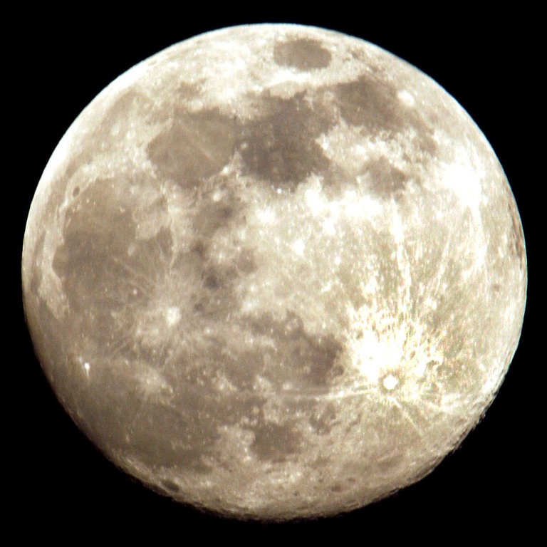 Vollmond am Nachthimmel (Foto: dpa Bildfunk, Foto: A3276 Martin Gerten)