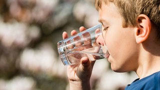 Ein Junge trinkt ein Glas Wasser (Foto: Colourbox) Ein Junge trinkt ein Glas Wasser