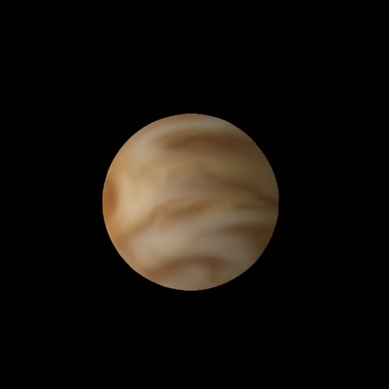 Satellitenaufnahme des Planeten Venus 