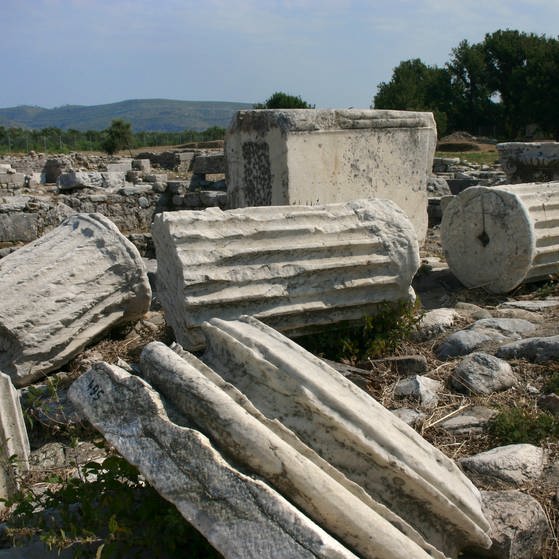 Ausgrabungsstätte in Griechenland