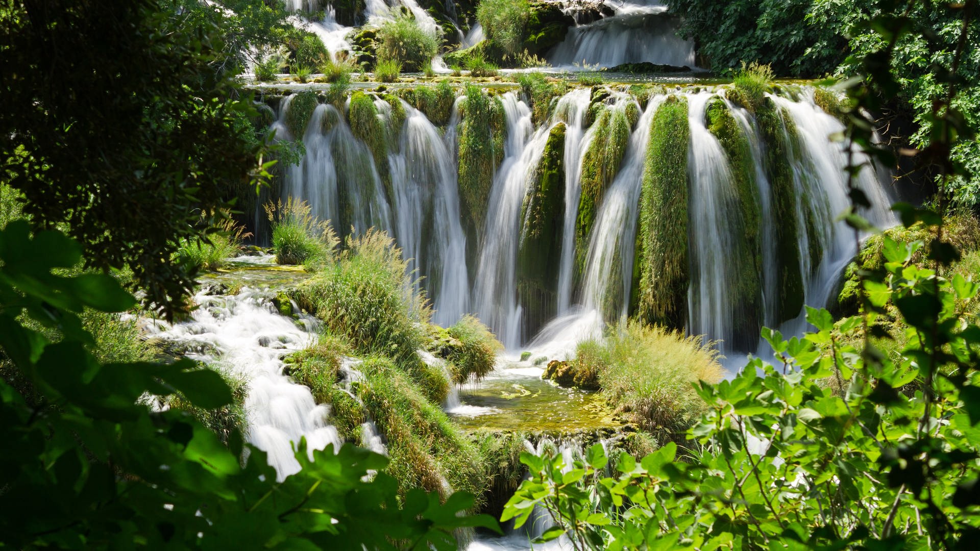 Ein Wasserfall der Plitvicer Seen